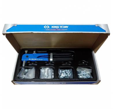 KING TONY 213009MR Threaded insert Nut Riveter tool set - 85 pcs